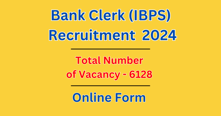 IBPS Recruitment 2024 | CRP Clerk XIV | Exam 2024