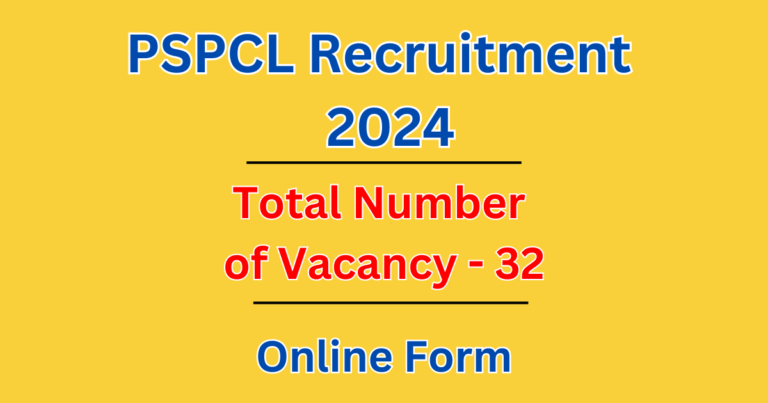 PSPCL Recruitment 2024 | Online Form | Govt Jobs in Punjab