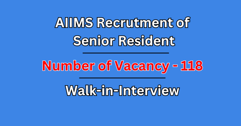 AIIMS Recruitment 2024