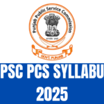 Punjab PCS Syllabus