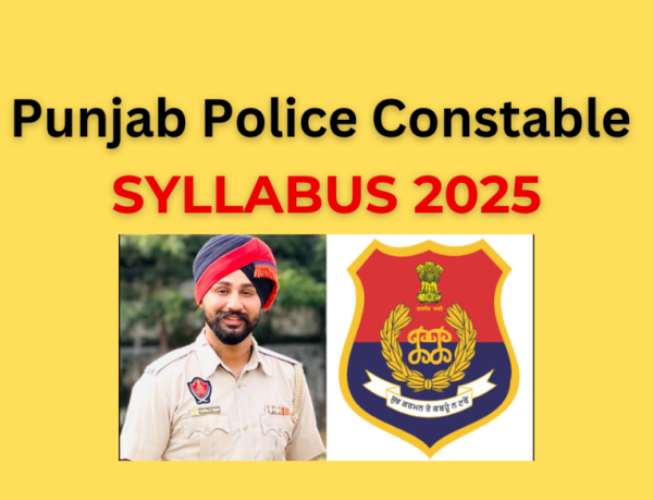 Punjab Police Constable Syllabus 2025 Pdf Free Download New Punjab