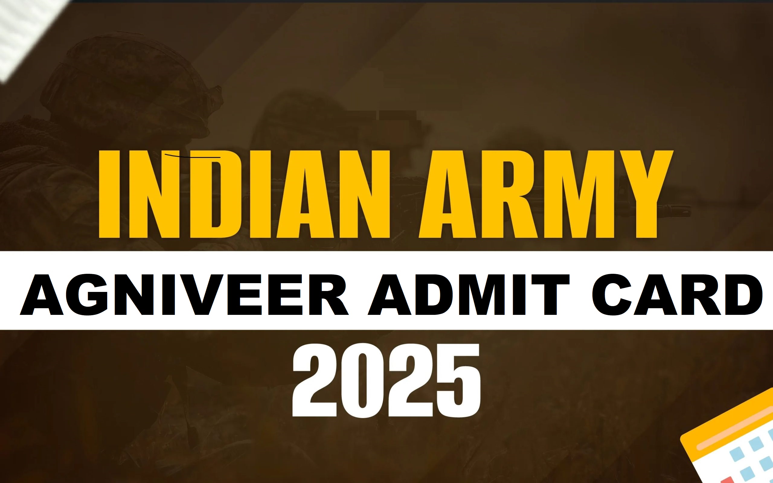 Admit Card Indian Army Agniveer