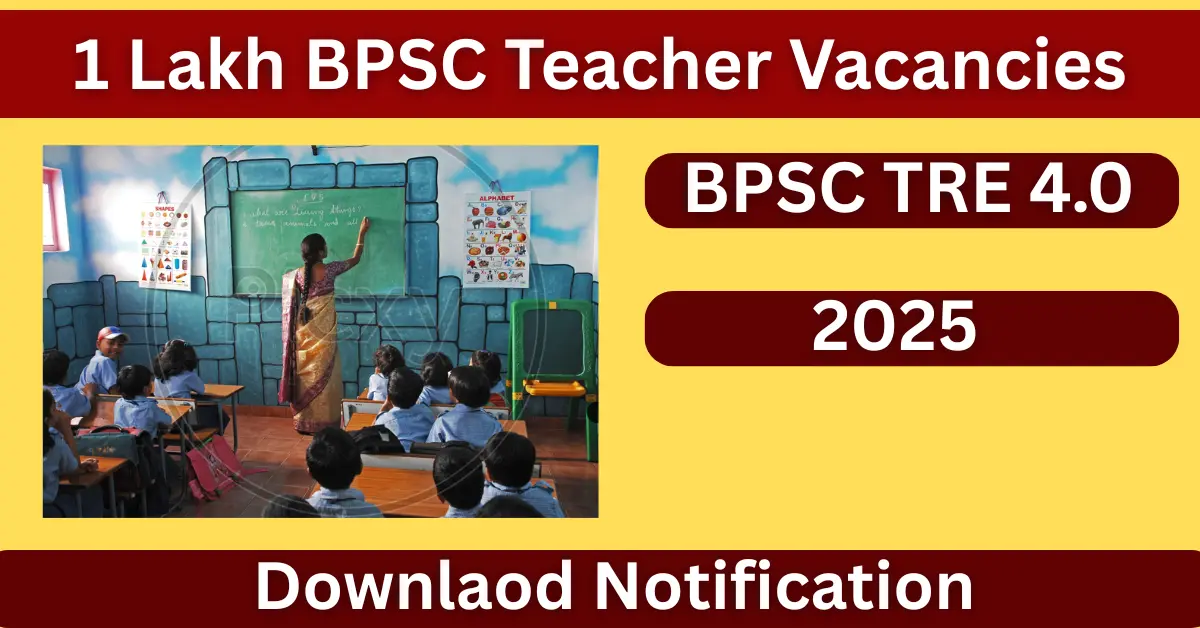 1 Lakh BPSC Teacher Vacancies