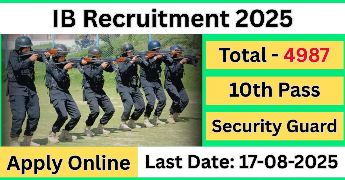 IB Recruitment 2025