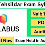 Naib Tehsildar Exam Syllabus
