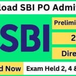SBI PO Admit Card