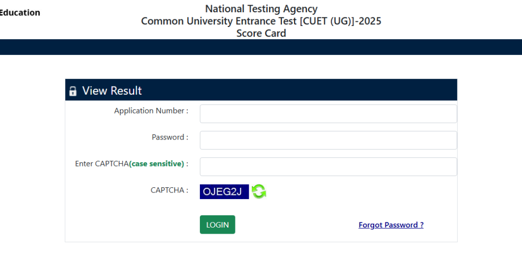 CUET Result 2025 Out: Download Your Mark Sheet