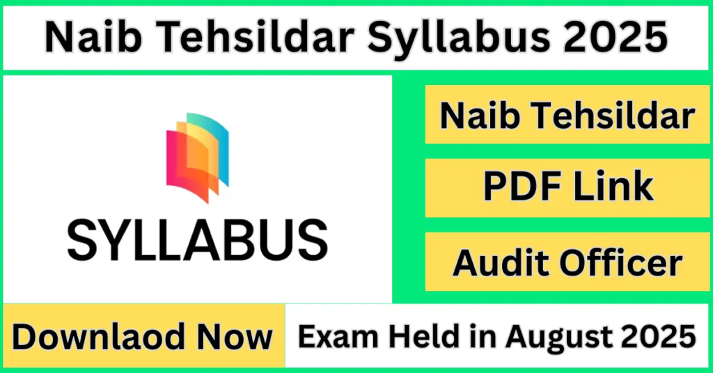 PSSSB Syllabus 2025