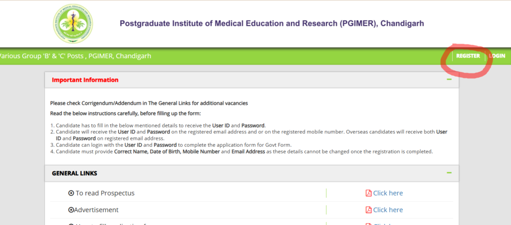 PGIMER Recruitment 2025