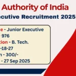 Junior Executive Recruitment 2025