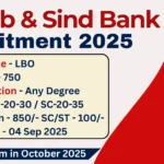Punjab & Sind Bank Recruitment 2025