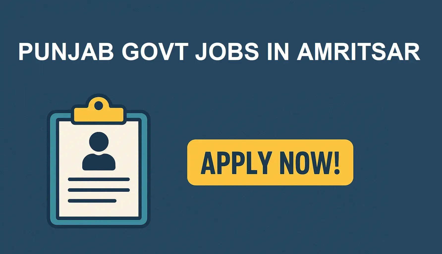 Punjab Govt Jobs in Amritsar